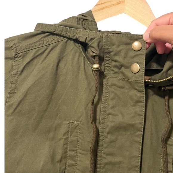 Love Tree Olive Green Hooded Jacket - Picture 8 of 16